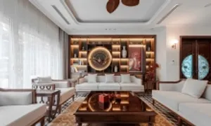 Biệt thự Indochine nhiều không gian mở cho gia đình 3 thế hệ